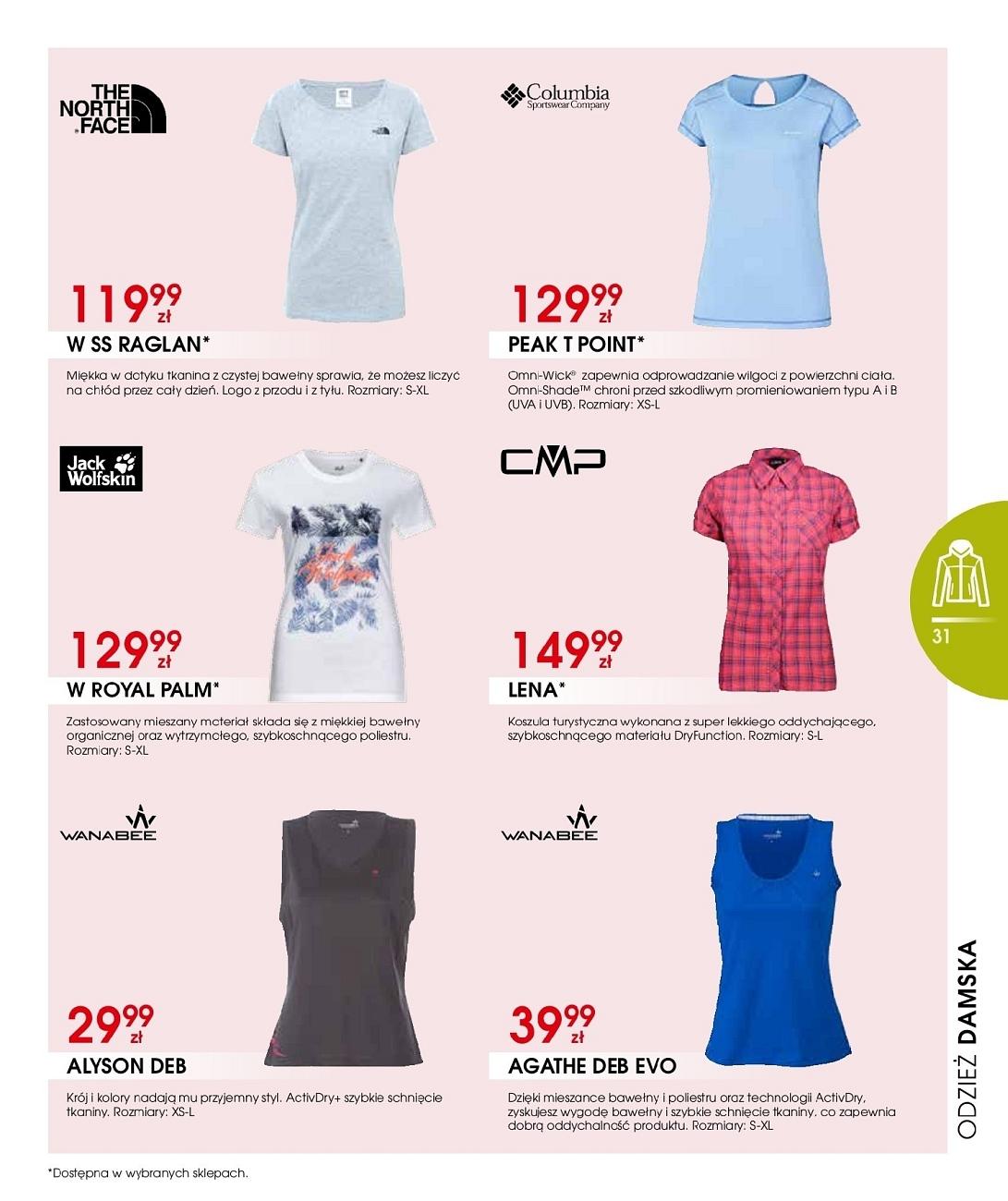 Gazetka promocyjna Go Sport str. 31