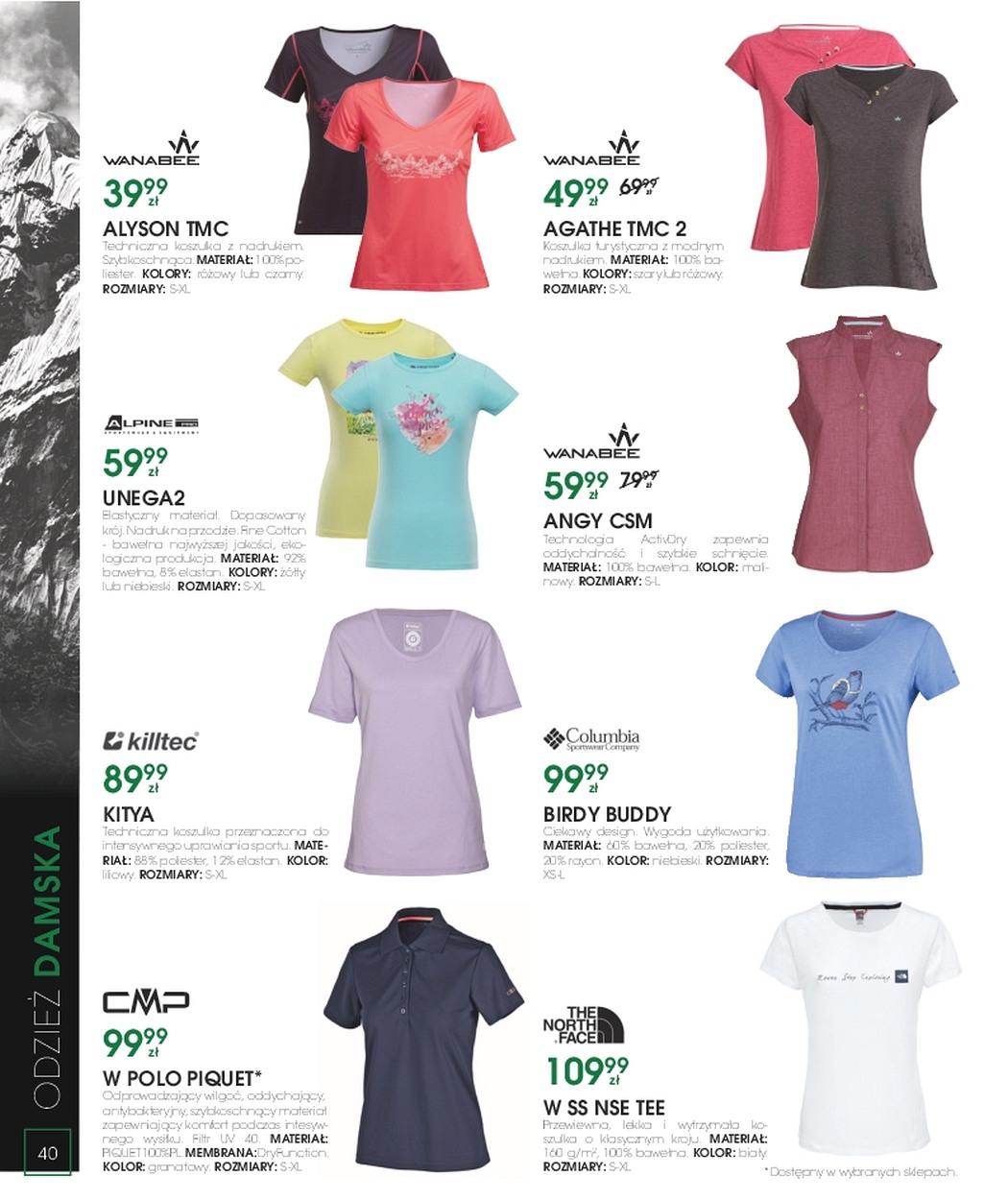 Gazetka promocyjna Go Sport str. 40