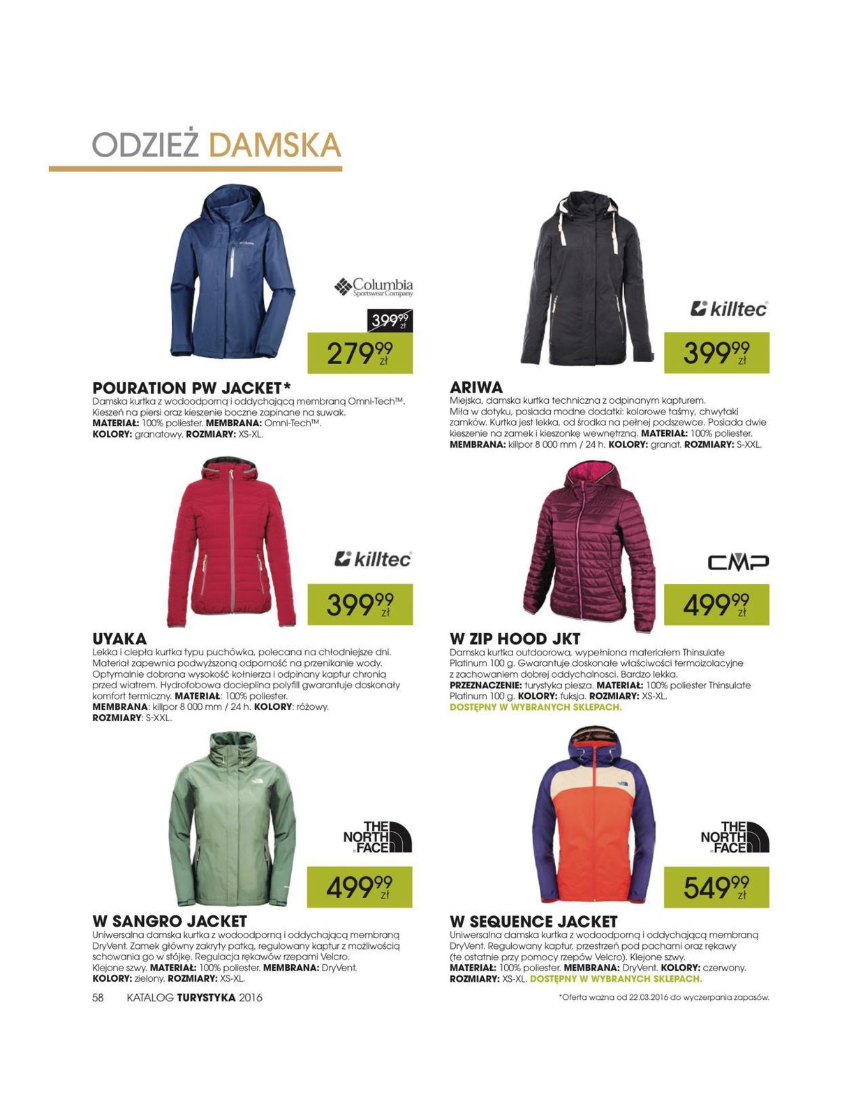 Gazetka promocyjna Go Sport str. 58