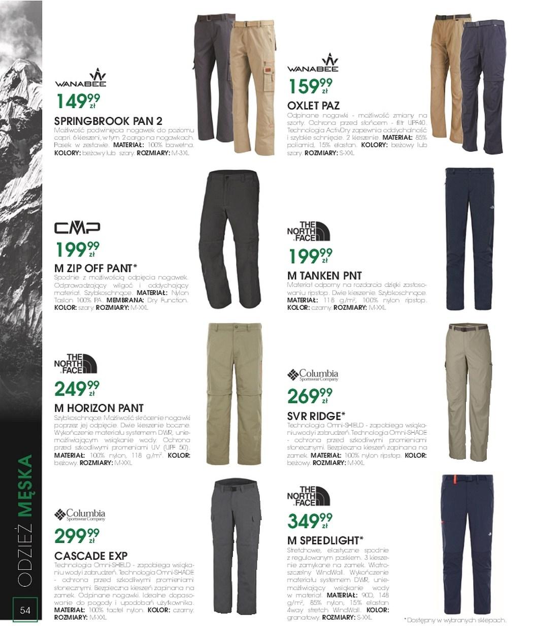 Gazetka promocyjna Go Sport str. 54