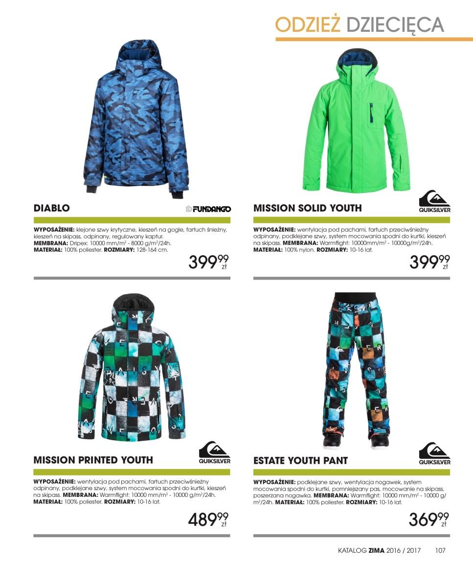 Gazetka promocyjna Go Sport str. 107