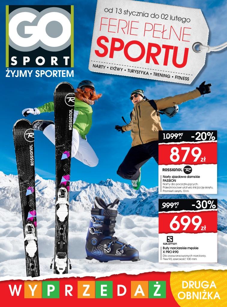 Gazetka promocyjna Go Sport str. 1
