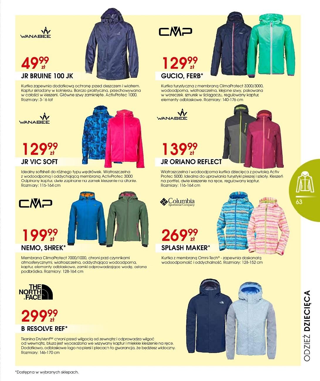 Gazetka promocyjna Go Sport str. 63