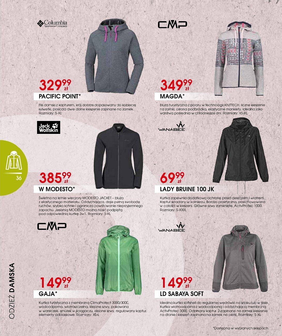 Gazetka promocyjna Go Sport str. 36