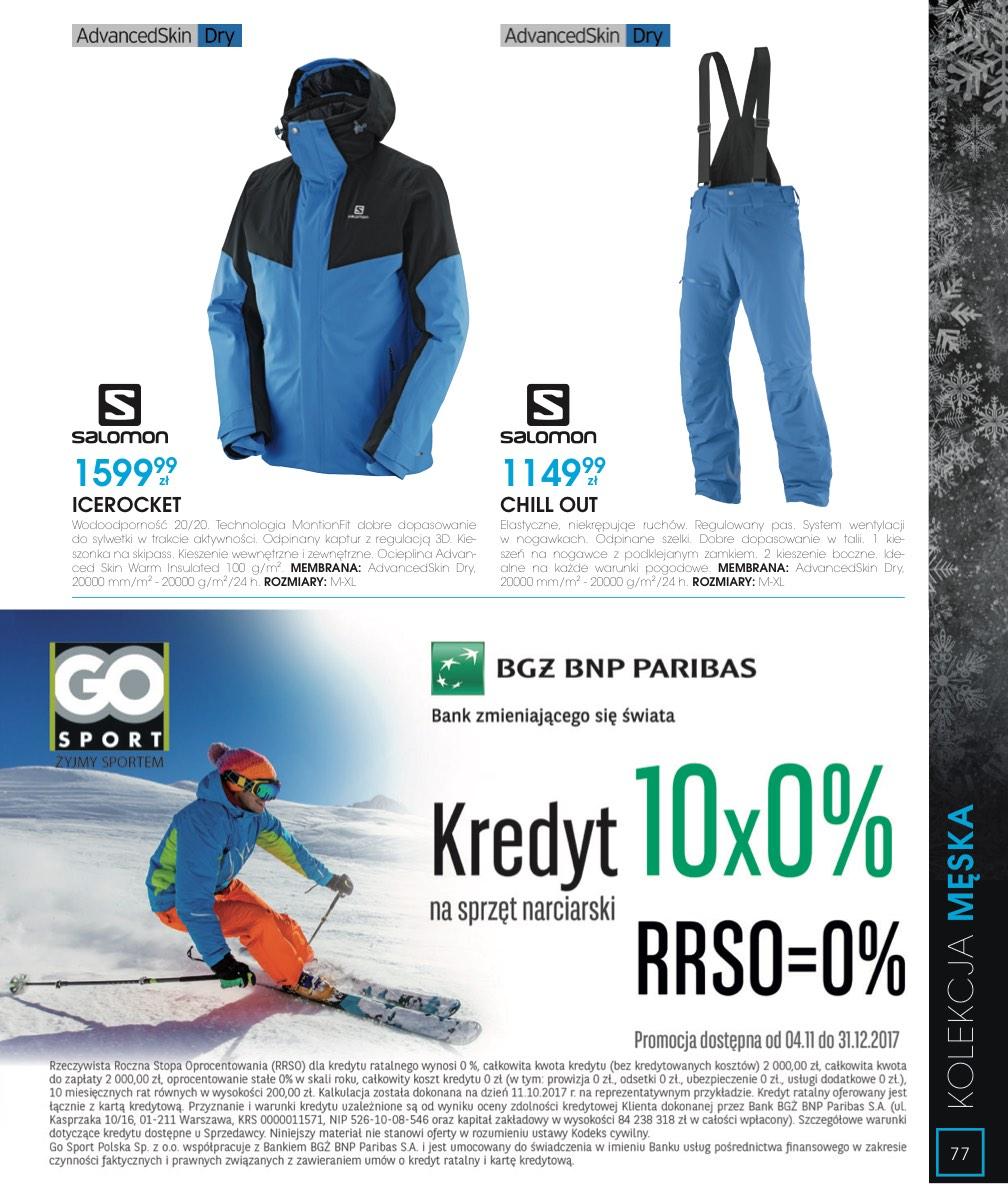 Gazetka promocyjna Go Sport str. 77