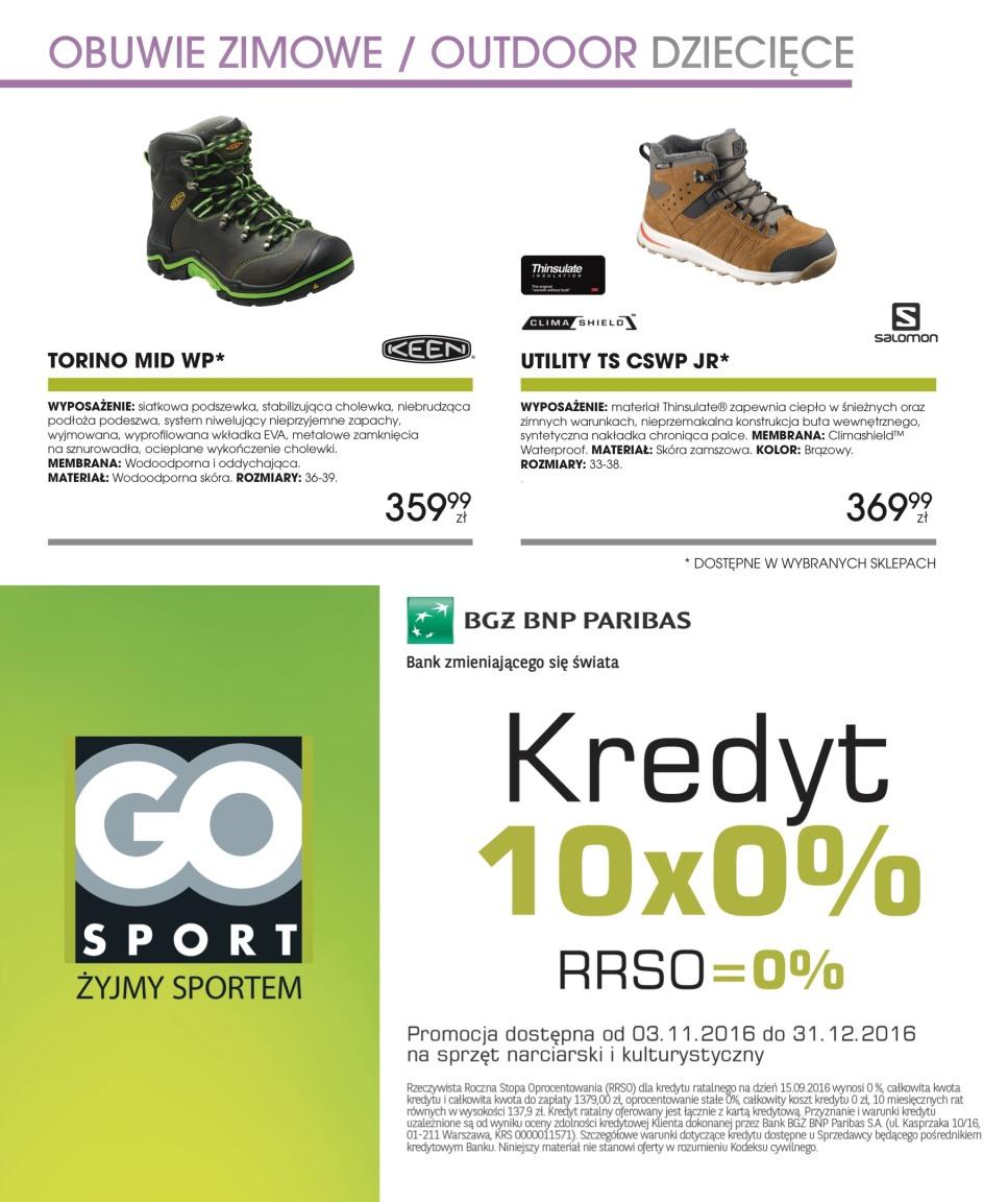 Gazetka promocyjna Go Sport str. 176