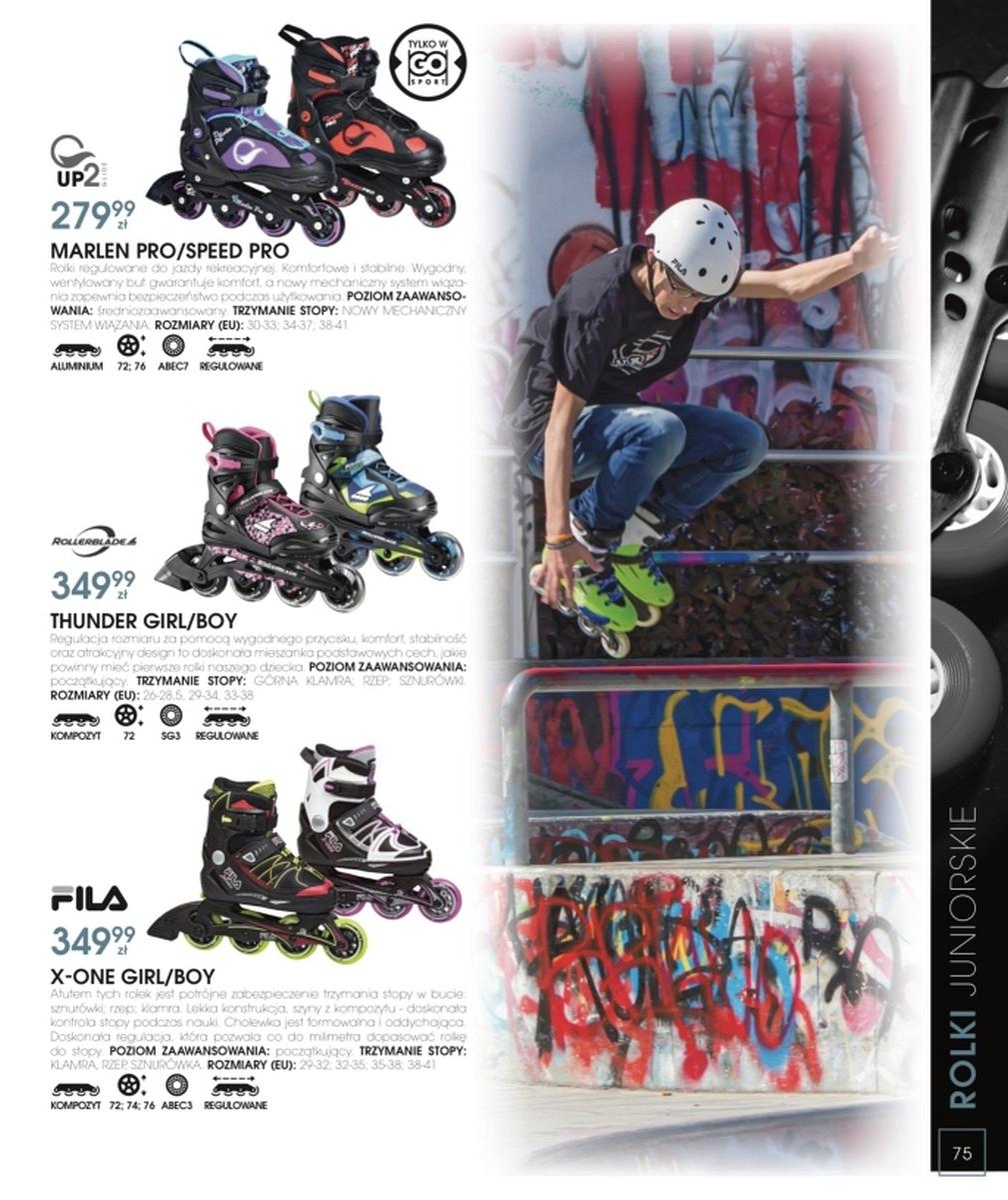 Gazetka promocyjna Go Sport str. 75