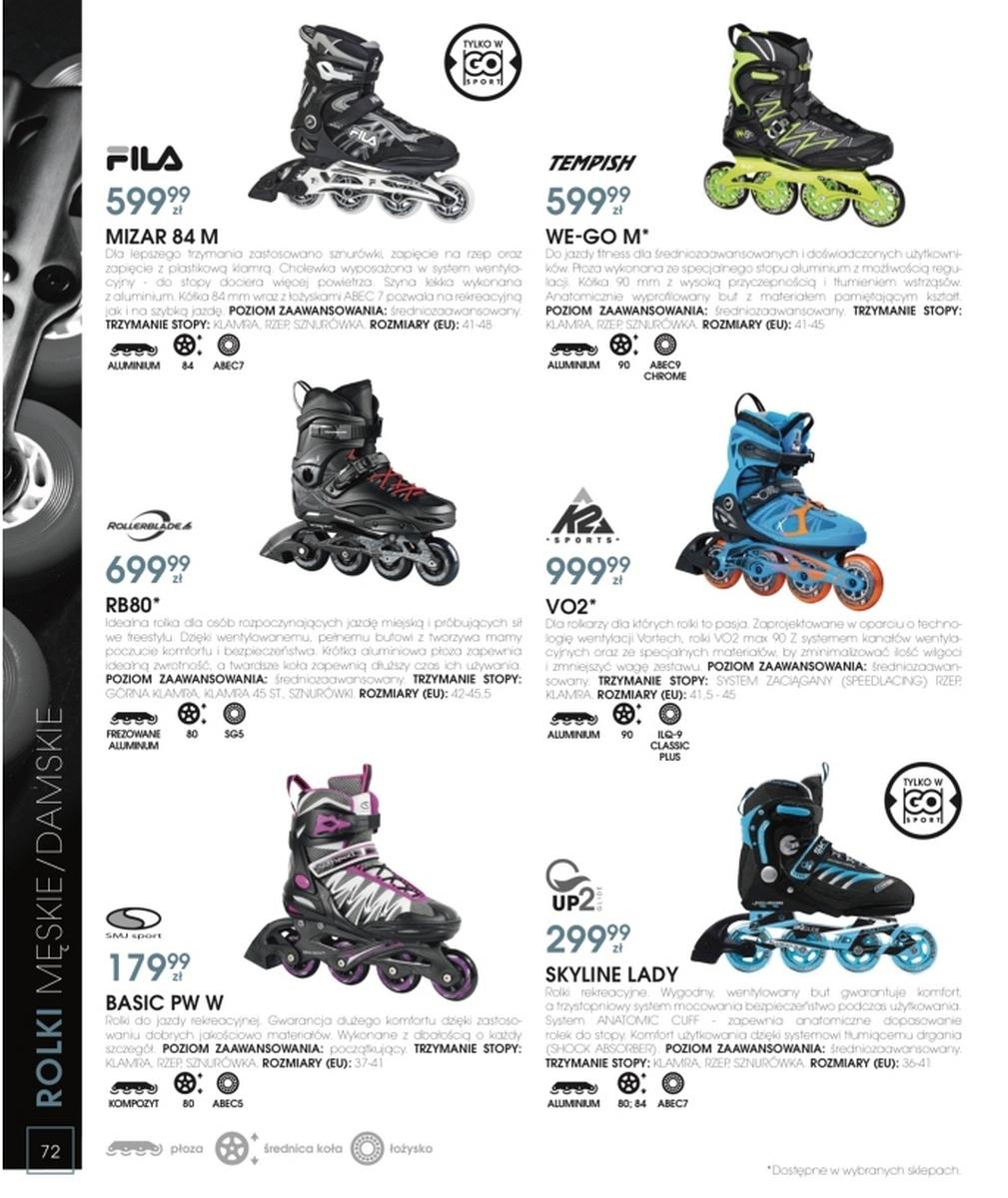 Gazetka promocyjna Go Sport str. 72