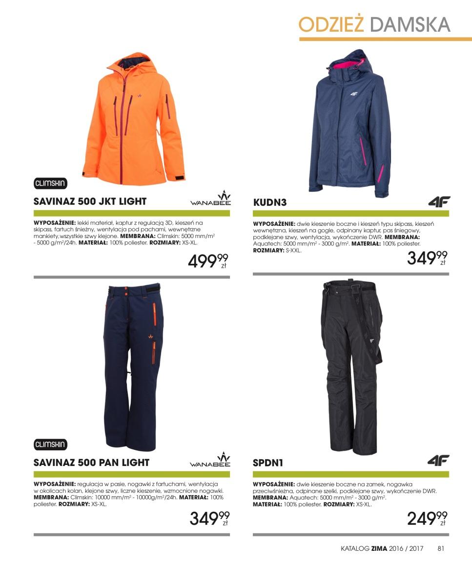 Gazetka promocyjna Go Sport str. 81