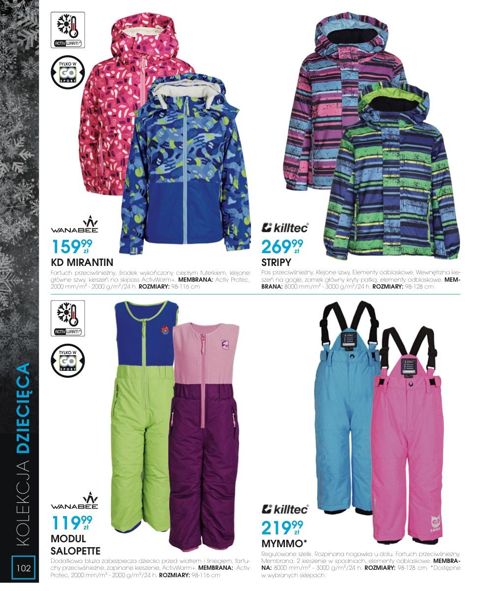 Gazetka promocyjna Go Sport str. 102
