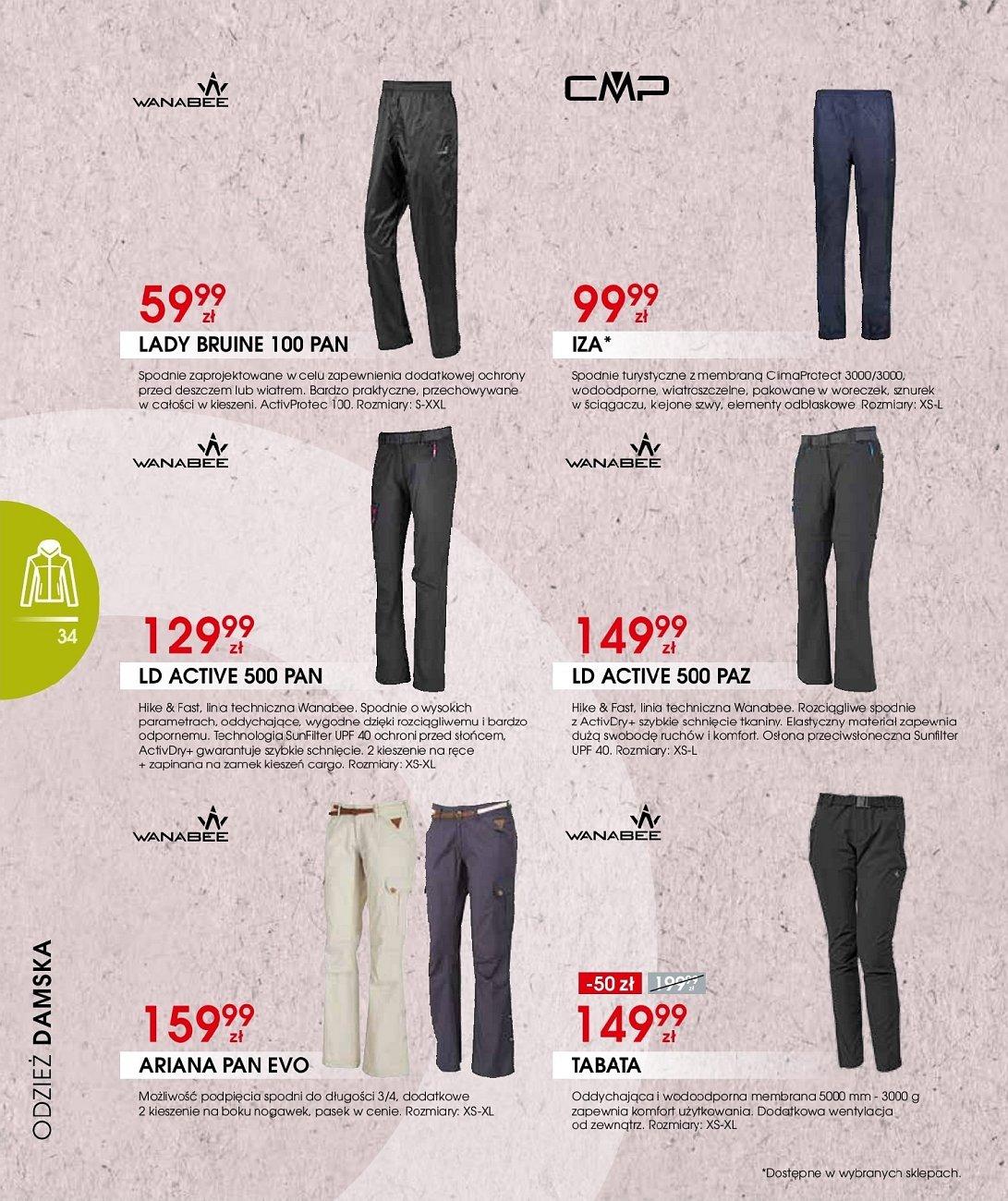 Gazetka promocyjna Go Sport str. 34