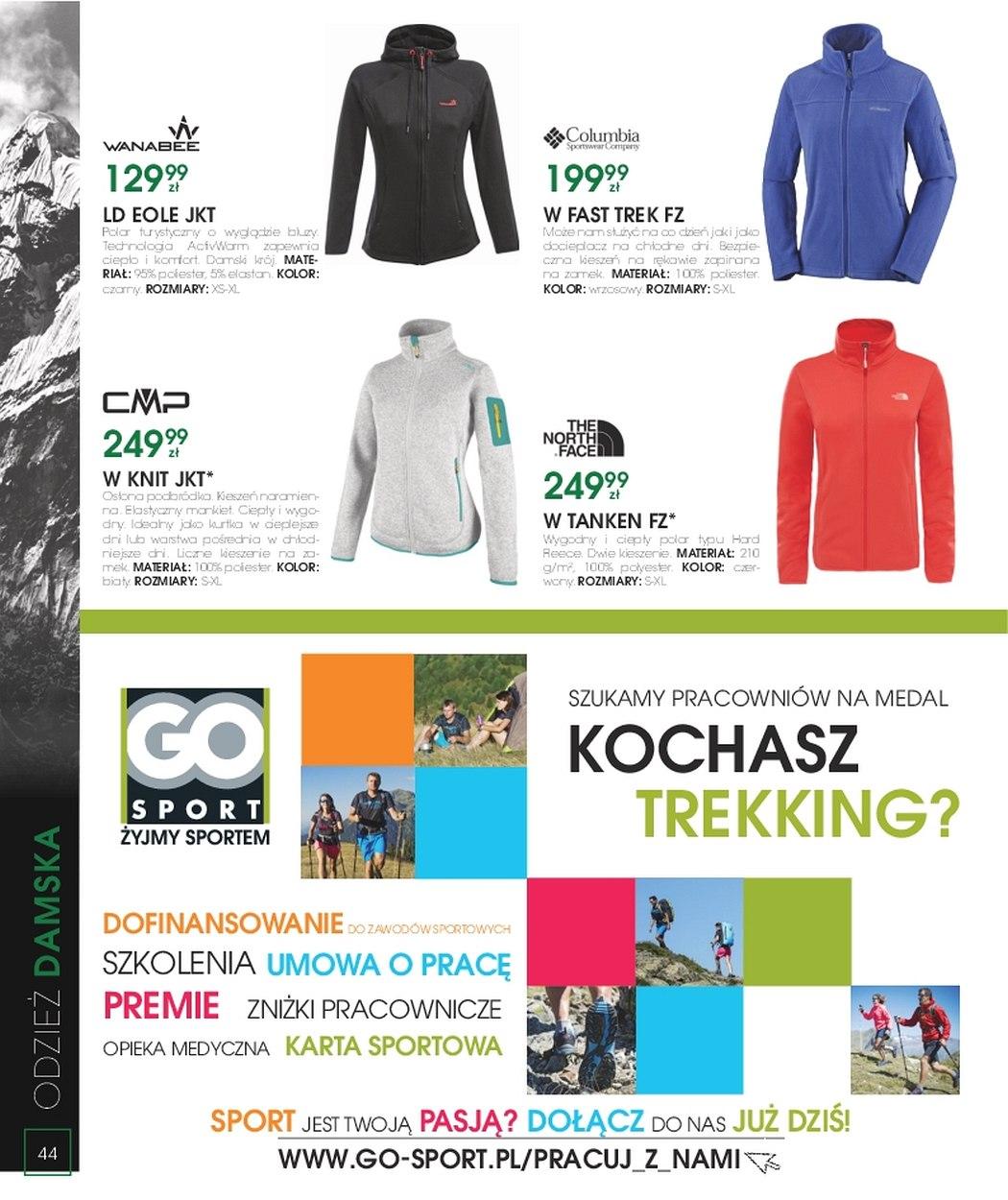 Gazetka promocyjna Go Sport str. 44
