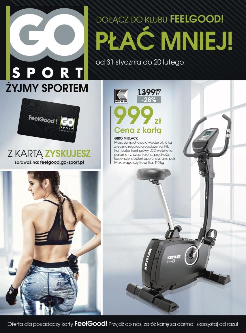 Gazetka promocyjna Go Sport str. 1