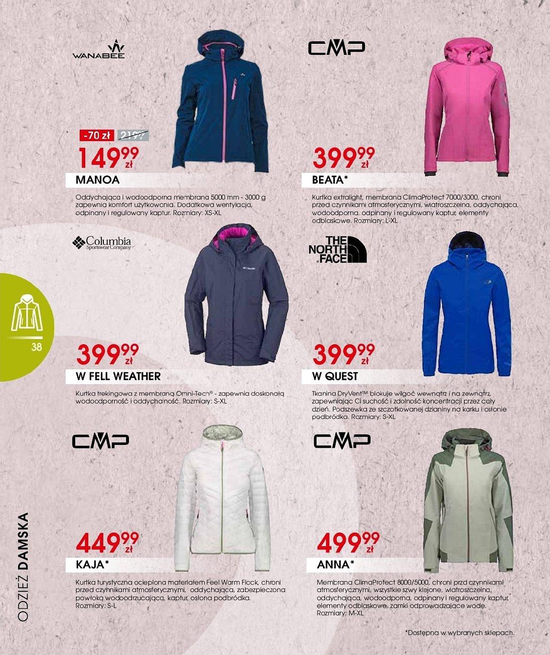 Gazetka promocyjna Go Sport str. 38