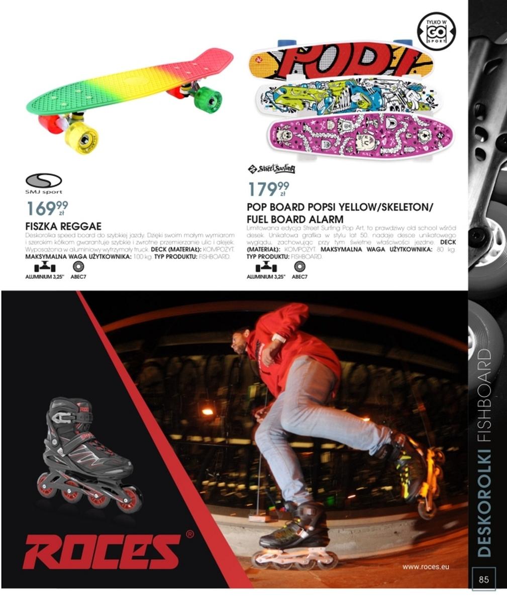 Gazetka promocyjna Go Sport str. 85