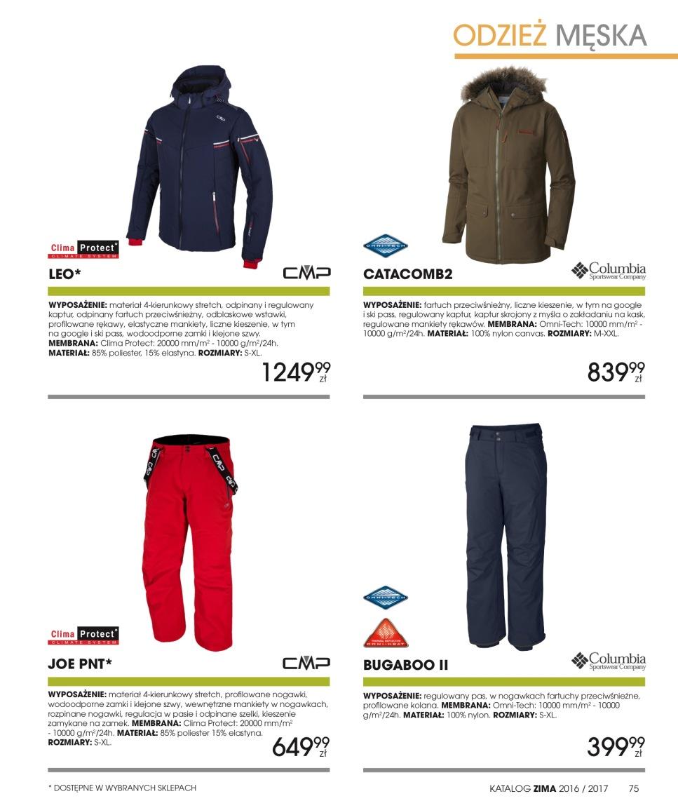 Gazetka promocyjna Go Sport str. 75