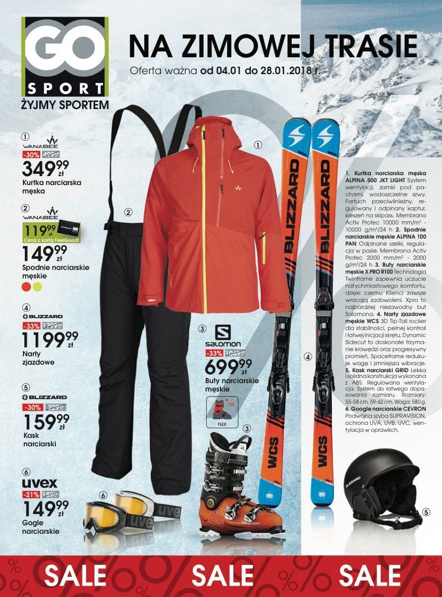 Gazetka promocyjna Go Sport str. 1