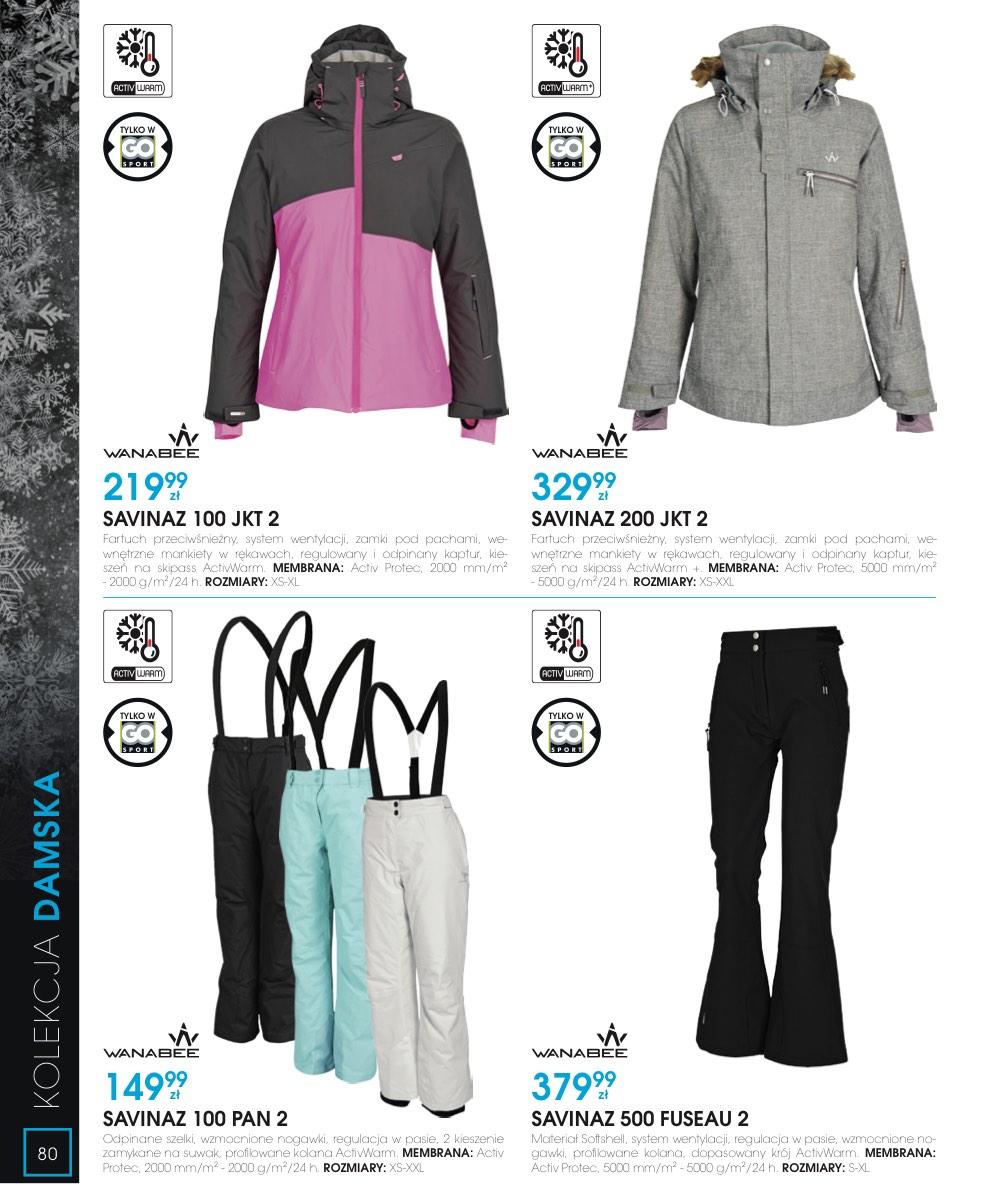 Gazetka promocyjna Go Sport str. 80