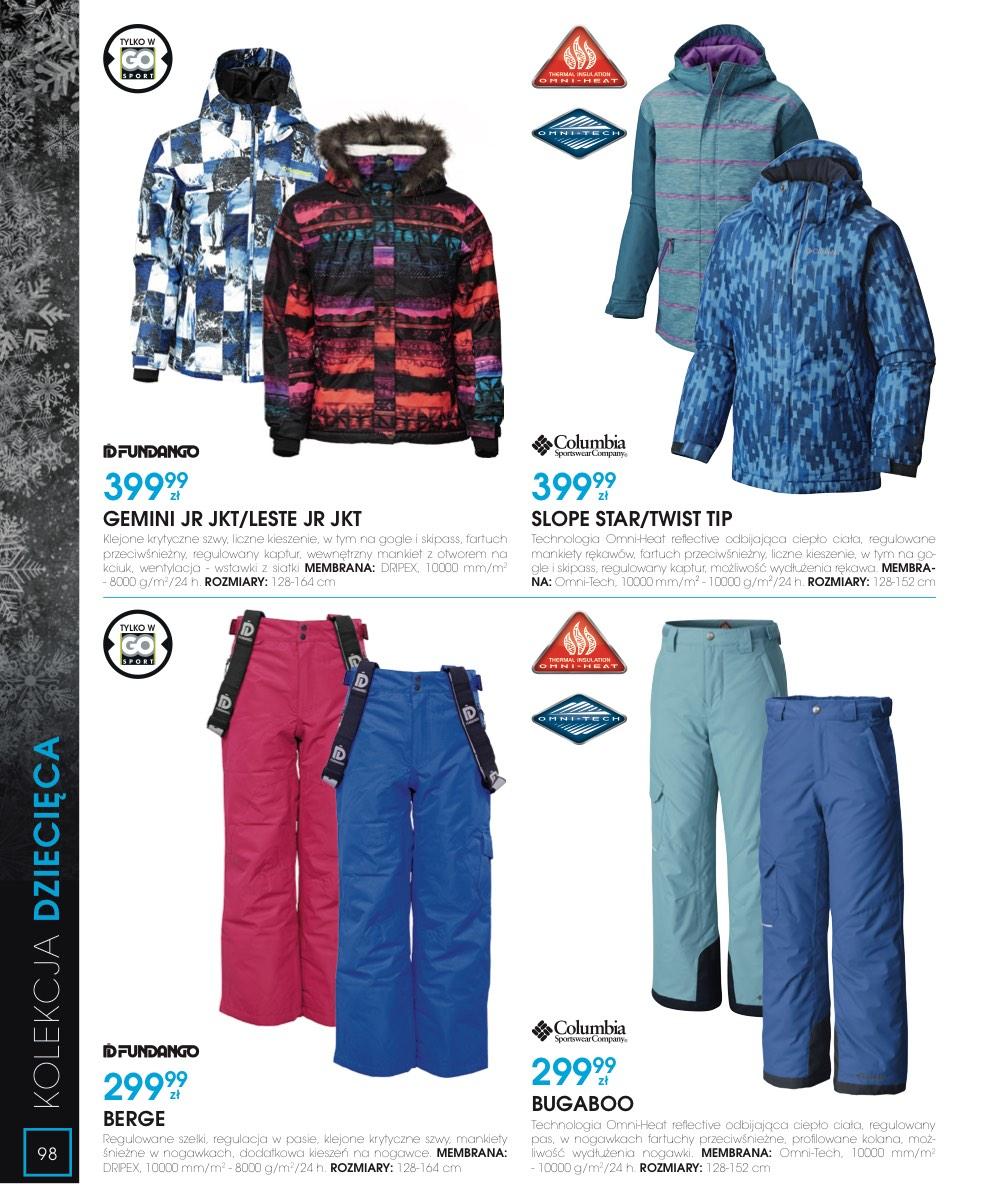 Gazetka promocyjna Go Sport str. 98