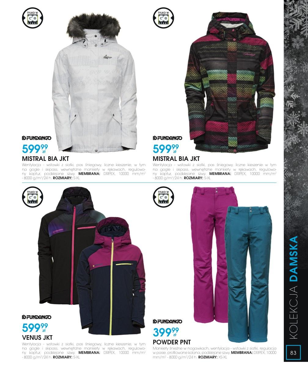 Gazetka promocyjna Go Sport str. 83