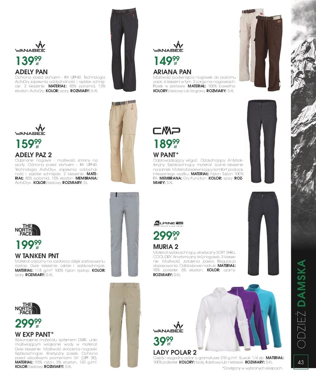 Gazetka promocyjna Go Sport str. 43