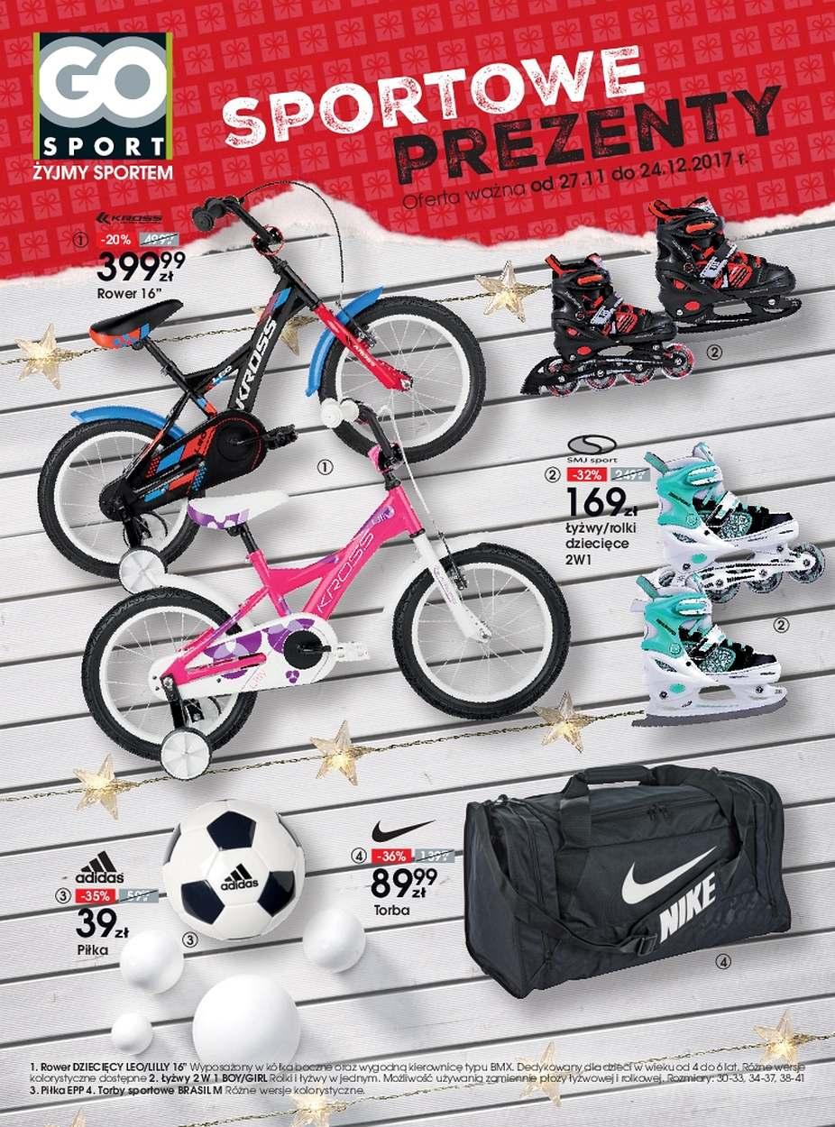 Gazetka promocyjna Go Sport str. 1