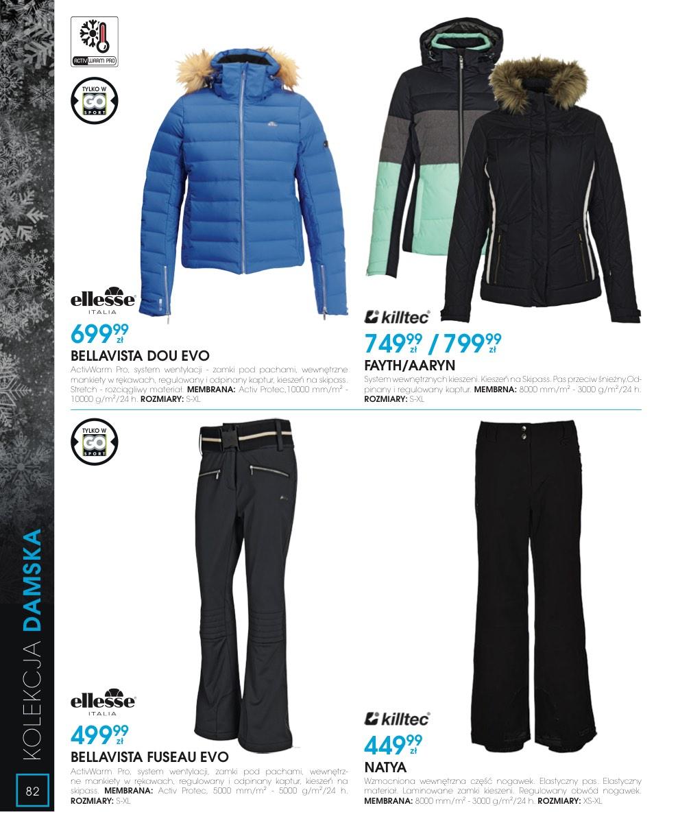 Gazetka promocyjna Go Sport str. 82