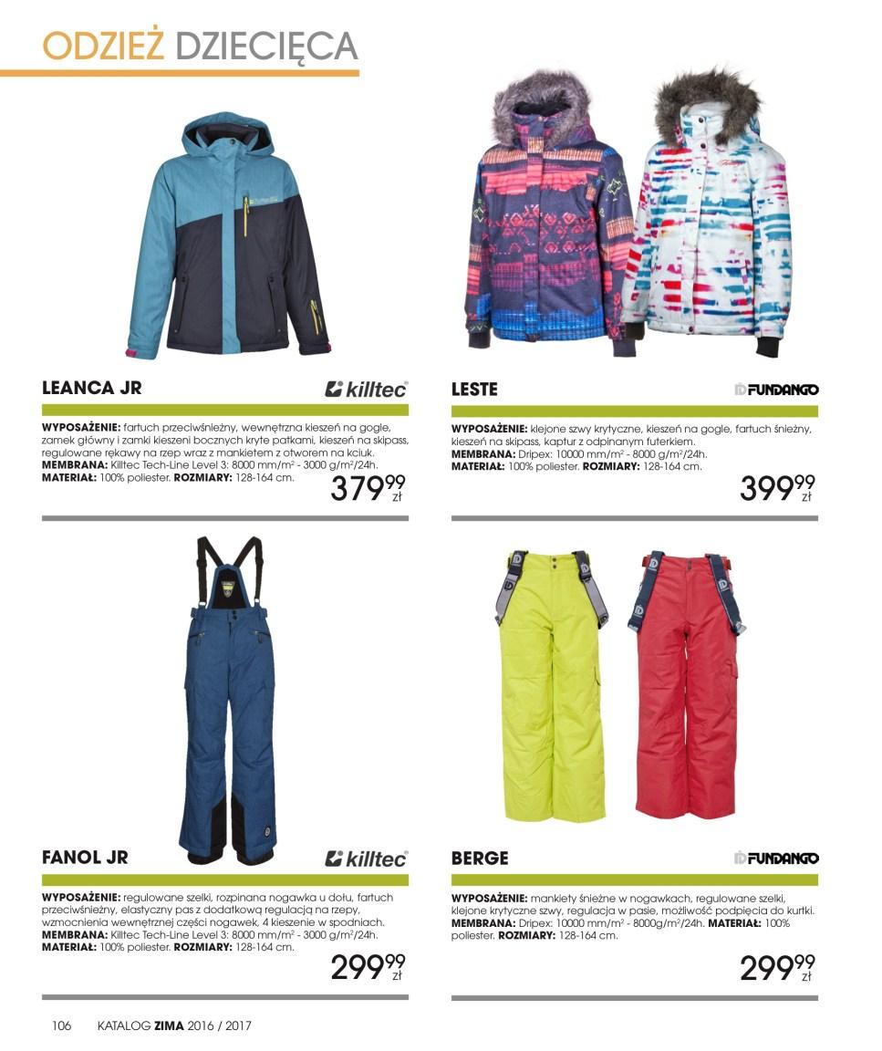 Gazetka promocyjna Go Sport str. 106