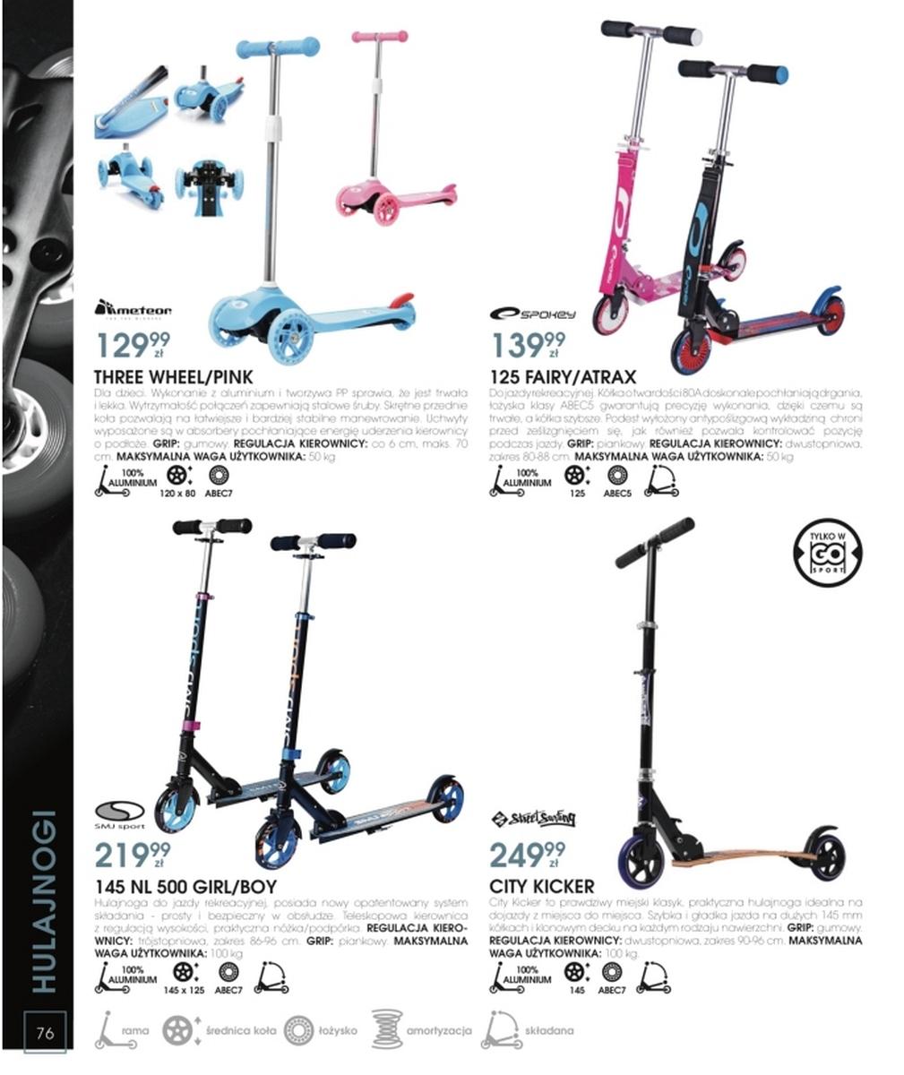 Gazetka promocyjna Go Sport str. 76