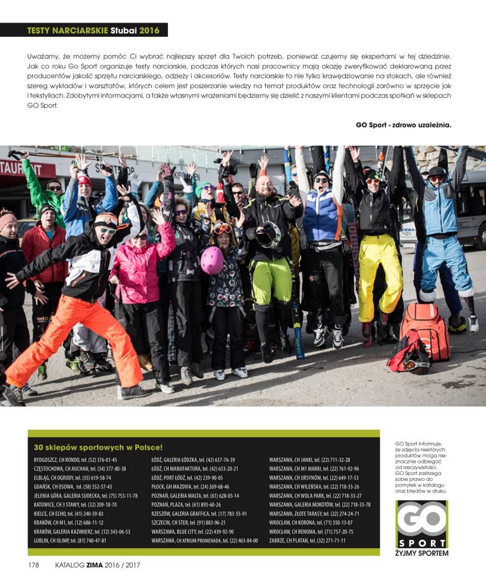 Gazetka promocyjna Go Sport str. 178