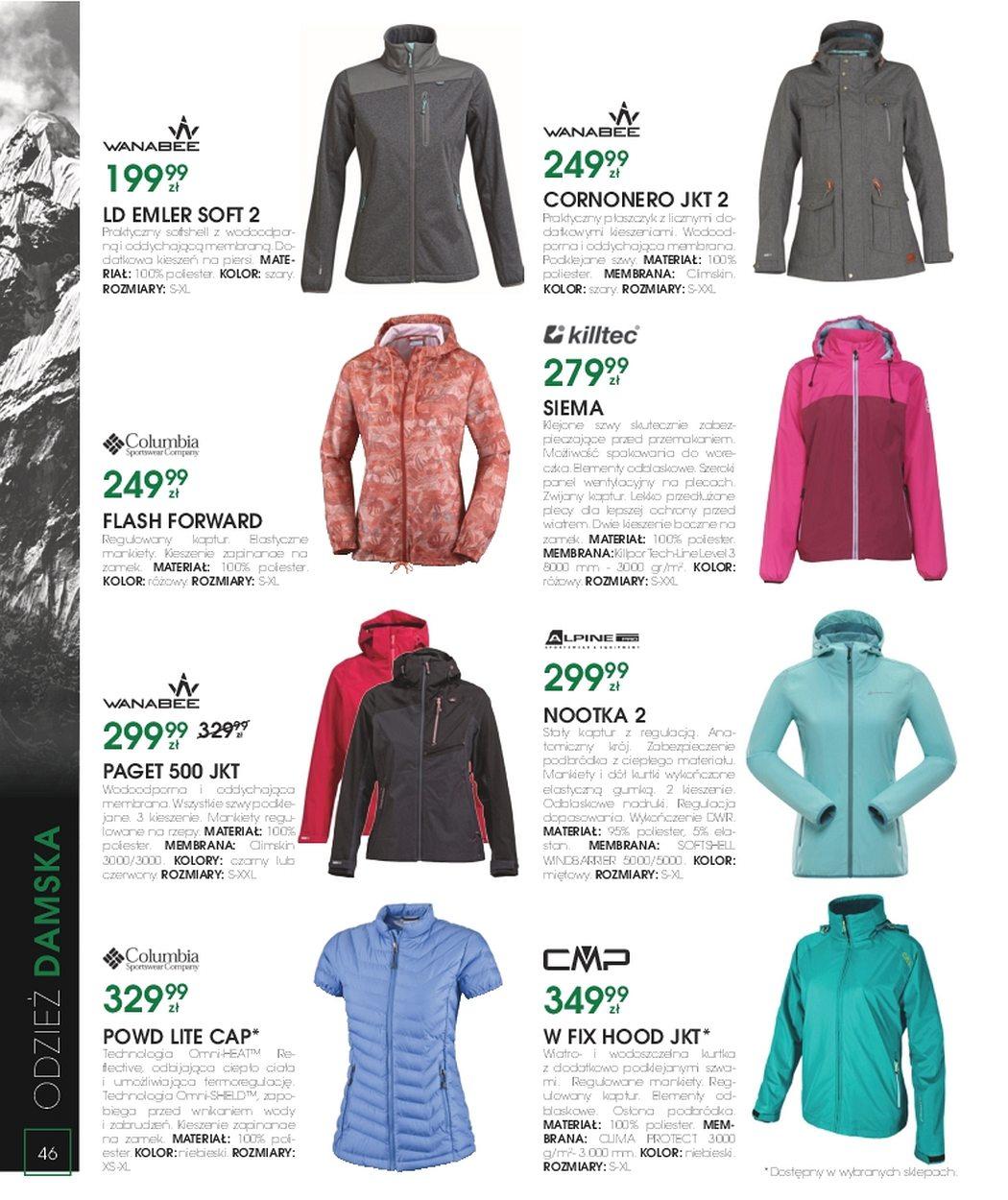 Gazetka promocyjna Go Sport str. 46